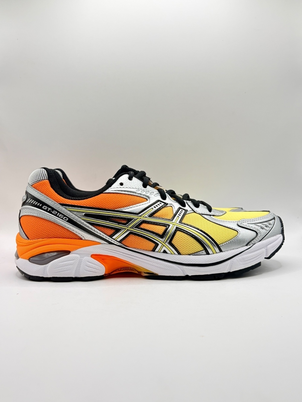 ASICS GT-2160 sneakers in Silver, Sun Peach, and Banana Cream 9 Men / 10.5 Women